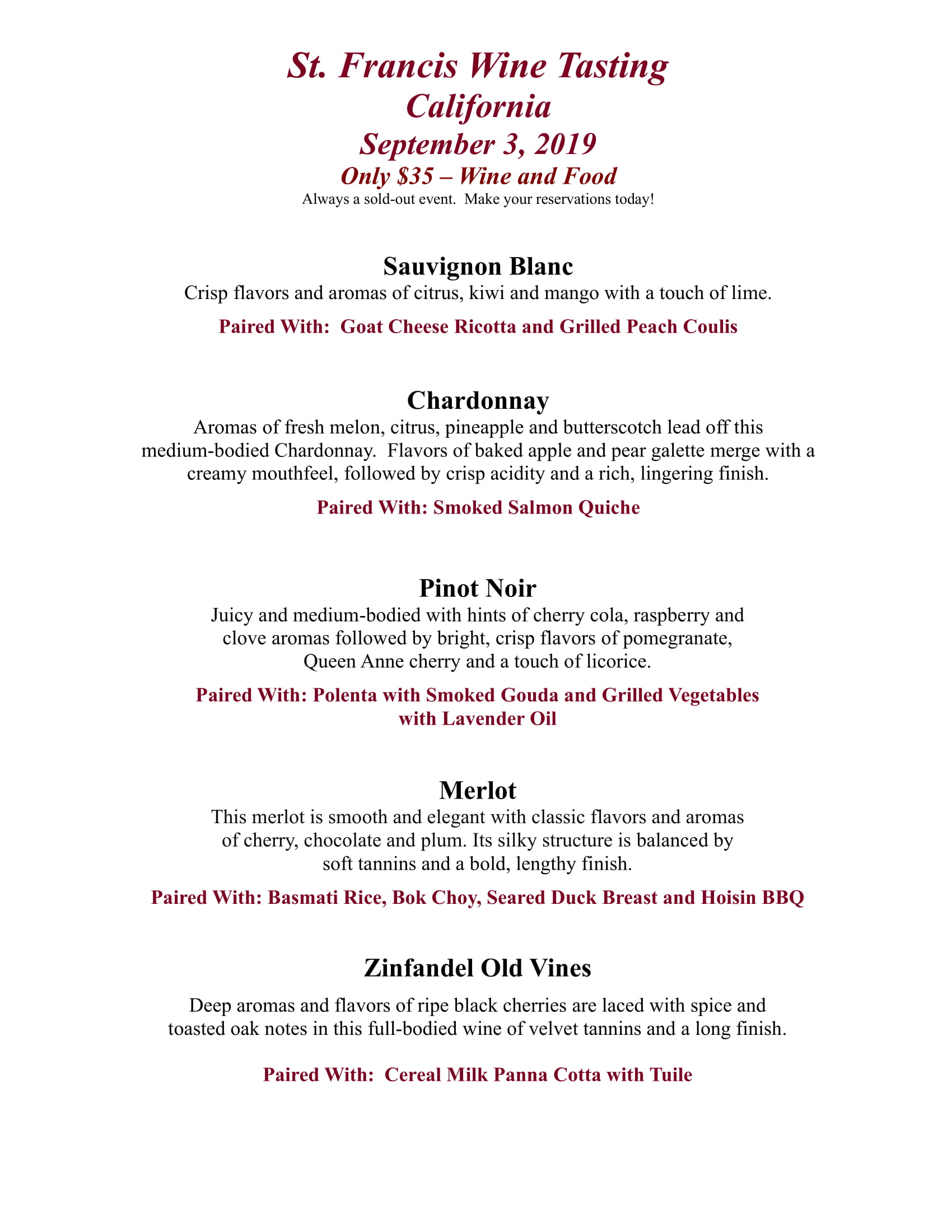 September Wine Tasting – The County Cork Wine Pub